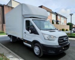**(ONLY 88K MILEAGE)** 2020 FORD TRANSIT 350 LEADER ECOBLUE WHITE >>--NO VAT ON HAMMER--<<