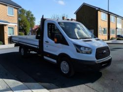 **(ONLY 87K MILEAGE)** 2017 FORD TRANSIT 350 1996CC DIESEL MANUAL CHASSIS CAB WHITE