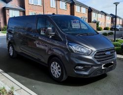 **(ONLY 89K MILEAGE)** 2020 FORD TRANSIT CUSTOM 300LIMITD EBLUE PANEL VAN >>--NO VAT ON HAMMER--<<