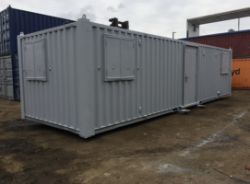 32FT X 10FT USED OFFICE SHIPPING CONTAINER