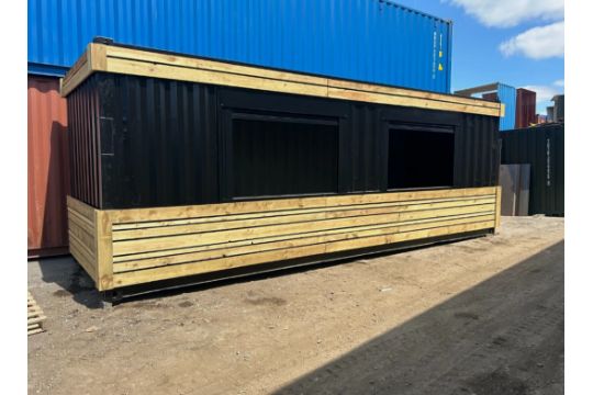 Ship Container Club 26ft x 8ft Shipping Container – Street Food / Coffee Shop / Food Kiosk ...