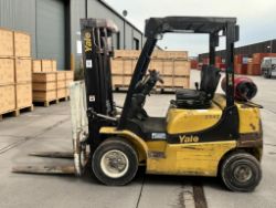 2018 YALE GLP20MX LPG FORKLIFT – 2,000 KG CAPACITY – 12,000 RUNNING HOURS