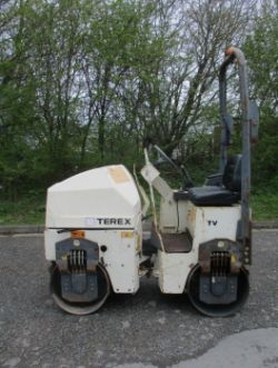 2010 TEREX TV800 RIDE-ON VIBRATING ROLLER
