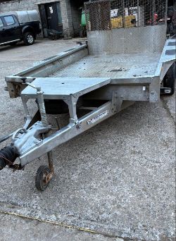 IFOR WILLIAMS 10 X6 PLANT TRAILER CHECKER PLATE FLOOR