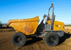 2011 TEREX TA9 – 9 TON DUMPER – PERKINS 4-CYLINDER TURBO DIESEL