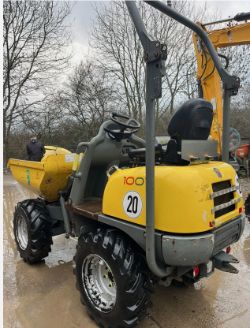 2017 WACKER NEUSON 1 TON DUMPER HIGH TIP 1001