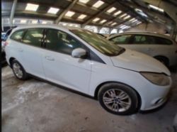 2013 FORD FOCUS EDGE TDCI 115 – 1.6 DIESEL – WHITE – MANUAL >>--NO VAT ON HAMMER--<<