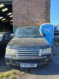2007 LAND ROVER RANGE ROVER SP HSE TDV6 A 2.7L AUTOMATIC SUV - NO VAT ON HAMMER