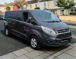 **(ONLY 88K MILEAGE)** 2017 FORD TRANSIT CUSTOM 290 LIMITED L2H1 1995CC >>--NO VAT ON HAMMER--<<