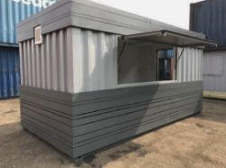16FT X 8FT SHIPPING CONTAINER – STREET FOOD / COFFEE SHOP / FOOD KIOSK