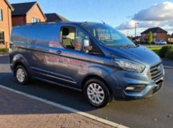 **(ONLY 86K MILEAGE)** 2018 FORD TRANSIT CUSTOM 280 LIMITED 130 SWB >>--NO VAT ON HAMMER--<<