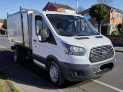 **(ONLY 119 K MILEAGE)** 2017 FORD TRANSIT 350 CHASSIS CAB DIESEL MANUAL 1995CC WHITE