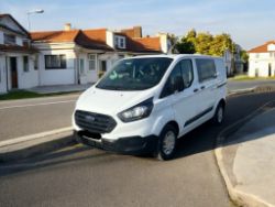 *(ONLY 89K MILEAGE)* 2020 FORD TRANSIT CUSTOM 280 LEADER ECOBLUE CREW VAN >>--NO VAT ON HAMMER--<<