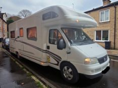 **(ONLY 46K MILEAGE)** 2005 FIAT DUCATO 2.8 JTD MANUAL MOTORHOME >>--NO VAT ON HAMMER--<<