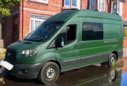 **(ONLY 116K MILEAGE)** 2017 FORD TRANSIT T350 WELFARE CREW VAN – 130BHP