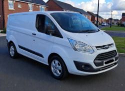 2018 FORD TRANSIT CUSTOM 290 TREND, 1996CC, MANUAL, WHITE, PANEL VAN >>--NO VAT ON HAMMER--<<