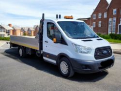 2016 FORD TRANSIT 350 TDCI 125BHP RWD LWB DROPSIDE PICKUP WITH TAIL LIFT>>--NO VAT ON HAMMER--<<