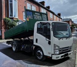 **(ONLY 86K MILEAGE)** 2021 ISUZU GRAFTER N35.125 1.9 DIESEL MANUAL CHASSIS CAB WHITE AND GREEN