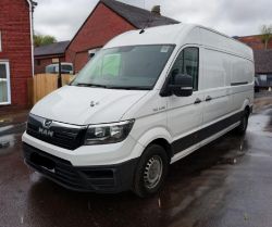 2020 MAN TGE 3.140 L4H3 PANEL VAN 1968CC DIESEL MANUAL WHITE