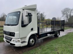 DAF LF45 7.5 TONNE BEAVERTAIL TRUCK>>--NO VAT ON HAMMER--<<