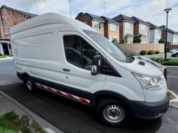 **(ONLY 65K MILEAGE)** 2015 FORD TRANSIT 350 L2H3 2198CC DIESEL MANUAL PANEL VAN IN WHITE