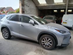 2015 LEXUS NX 300H LUXURY – HYBRID – CVT AUTOMATIC – SILVER >>--NO VAT ON HAMMER--<<