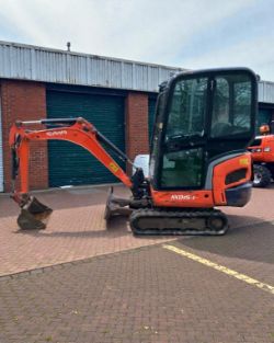 2014 KUBOTA KX015-4 MINI EXCAVATOR 1.5 TON FULL CAB