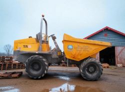 2014 TEREX 6-TON SITE DUMPER – DEUTZ 4-CYLINDER TURBO DIESEL