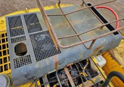 JCB JS200 / JS220 BONNET ENGINE COVER WITH VANDAL GUARD RACK