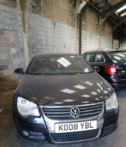 2008 VOLKSWAGEN EOS SPORT TDI AUTO – 2.0 DIESEL AUTOMATIC CONVERTIBLE - NO VAT ON HAMMER