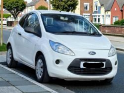 **(ONLY 70K MILEAGE)** 2011 FORD KA STUDIO 1.2 PETROL MANUAL WHITE>>--NO VAT ON HAMMER--<<
