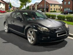 **(ONLY 56K MILEAGE)** 2006 MAZDA RX-8 231 PS COUPE, BLACK, 2 KEEPERS >>--NO VAT ON HAMMER--<<