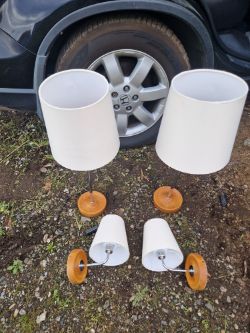 HOTEL ROOM BEDSIDE LAMPS AND WALL LIGHTS 16X