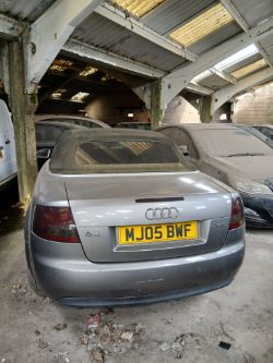2005 AUDI A4 TDI SPORT CONVERTIBLE – CVT AUTO – DIESEL – GREY >>--NO VAT ON HAMMER--<<