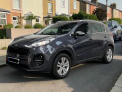 **(ONLY 104K MILEAGE)** 2016 KIA SPORTAGE 2 CRDI ISG 1.7 DIESEL MANUAL SUV >>--NO VAT ON HAMMER--<<