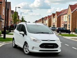 **(ONLY 114K MILEAGE)** 2012 FORD B-MAX ZETEC 1.4 PETROL MANUAL WHITE MPV >>--NO VAT ON HAMMER--<<