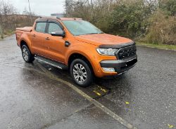 **(ONLY 77K MILEAGE)** 2017 FORD RANGER WILDTRAK 4X4 DIESEL MANUAL >>--NO VAT ON HAMMER--<<