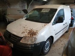 2010 VOLKSWAGEN CADDY C20 TDI 104 – 1.9L DIESEL – MANUAL >>--NO VAT ON HAMMER--<<