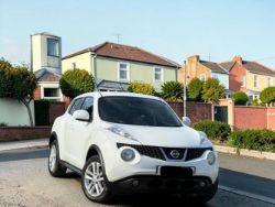 2012 NISSAN JUKE ACENTA PREMIUM 1.6 PETROL MANUAL WHITE >>--NO VAT ON HAMMER--<<