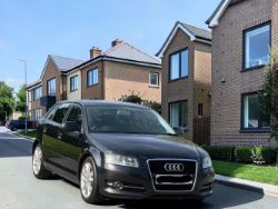 2011 AUDI A3 SPORT 138 TDI 2.0 DIESEL MANUAL HATCHBACK BLACK >>--NO VAT ON HAMMER--<<