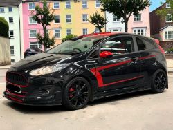 **(ONLY 66K MILEAGE)** 2015 FORD FIESTA ZETEC S BLACK EDITION 1.0T PETROL >>--NO VAT ON HAMMER--<<