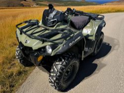 CAN AM OUTLANDER 4WD QUAD 20 PLATE AGRI REGISTERED
