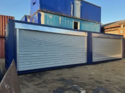 40FT X 8FT DOUBLE ROLLER SHUTTER SHIPPING CONTAINER