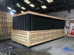 20FT X 8FT KIOSK SHIPPING CONTAINER – STREET FOOD / COFFEE SHOP / FOOD KIOSK