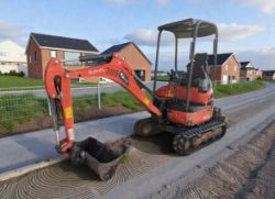 2021 KUBOTA U17-3 1.7T MINI EXCAVATOR – 1,882 HOURS – 3 BUCKETS