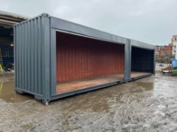 40FT X 8FT ROLLER SHUTTER SHIPPING CONTAINER