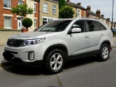 2014 KIA SORENTO KX-2 CRDI 4X4 AUTO 2.2 DIESEL SUV IN SILVER >>--NO VAT ON HAMMER--<<