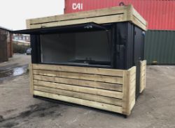 10FT X 8FT SHIPPING CONTAINER – STREET FOOD / COFFEE SHOP / FOOD KIOSK