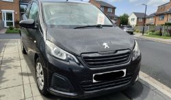 2017 PEUGEOT 108 ACTIVE 998CC PETROL MANUAL HATCHBACK BLACK