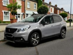 2017 PEUGEOT 2008 GT LINE BLUE HDI S/S 1.6 DIESEL MANUAL SUV GREY >>--NO VAT ON HAMMER--<<